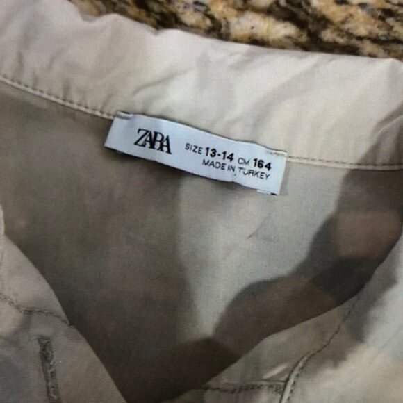 Classic Tan Kids Dress - Picture 3 of 3